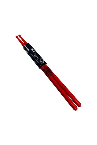 Midex Gfk-801rd 5a Bateri Baget Kırılmaz Polyemid Kırmızı Renk Davul Bageti 5a Drumsticks