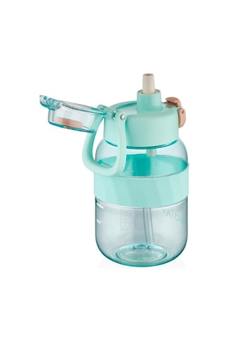 Shotay Pipetli Su Matarası Tritan Turkuaz 700ml