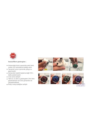 Tekne Sealux Pis Su Şamandıra 20 Cm Pis Su (Atık) Gösterge Set Siyah