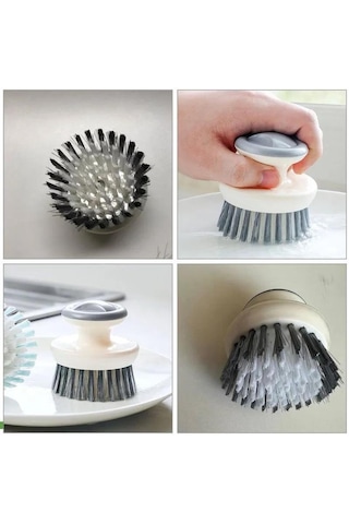 Xindoker Ev Kullanıma Uygun Leke Kaldıran, Tencere-bardak Yıkayan Ve Ocak Temizleyen Çok Fonksiyonlu Mutfak Temizlik Fırça Seti 1 Adet Tencere Fırçası