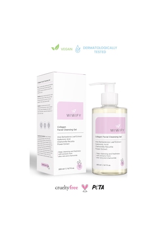 Wiwify Tazeleyici Aloe Vera ve Papatya Özlü Yüz Temizleme Jeli 200 ML