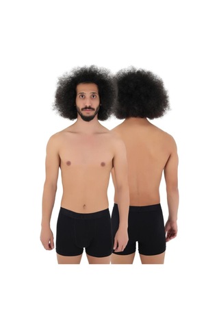 Cnt Erkek Boxer Premium Ambalajlı Boxer Rahat Katlanma Yapmaz Dikişleri Sağlam Patlama Yapmaz Siyah Siyah