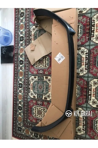 Fiat Fiorino 2007-2017 Parlak Siyah Ön Lip Plastik Boyalı