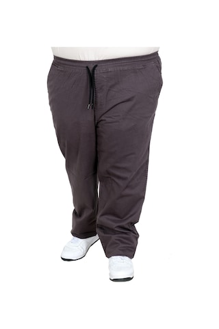 Mode Xl Büyük Beden Erkek Keten Jogger Pantolon Milano 21913 Antrasıt Antrasit