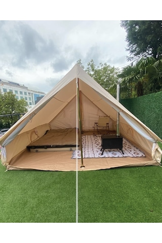 Campout - Pluton 3,20x3 Mt Kanvas Çadır Çok Renkli