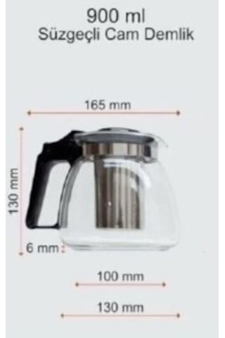 Cam Demlik 900ml 4881 Cam