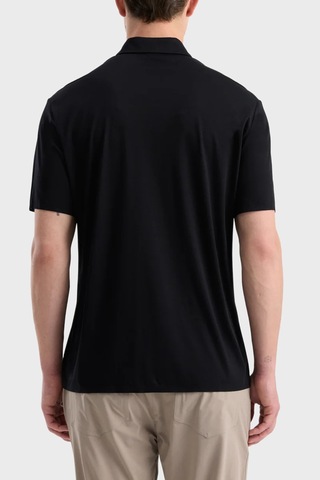 Isaora % 100 Pamuk Regular Fit Düğmeli Polo Erkek Polo Isr33040 Siyah