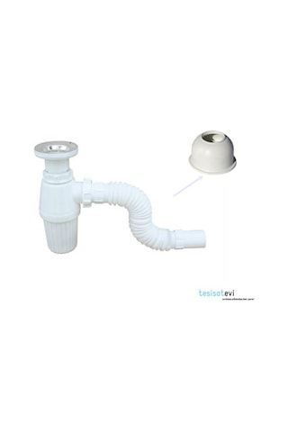 Gama Taslı Körüklü Lavabo Sifonu - Taslı Lavabo Sifonu - Sifon