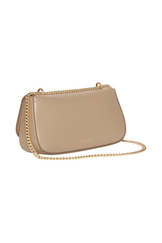 Calvin Klein Ck Convertible Kadın Zincirli Bej Küçük Çanta-12232 Bej