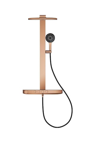 Grohe Rainshower Aqua Pure Duvara Monte Termostatik Bataryalı Duş Sistemi Warm Sunset 100961da00 Metalik