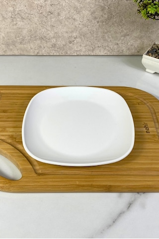 18cm Kare Servis Tabağı Polikarbon Oval