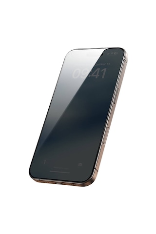 Apple Uyumlu iPhone 16 Pro Benks Hayalet Ekran Koruyucu Ultra Shield 0.3mm Privacy Uygulama Aparatlı