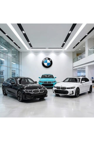 Bmw 325i Lcı 1:24 Ölçek Metal Model Araba - Açılır Kapılı, Sesli & Işıklı