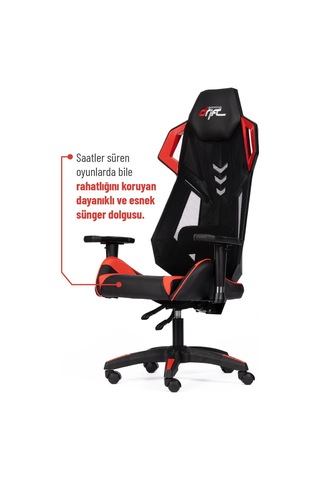 Strix Oyuncu Koltuğu Kırmızı Çok Renkli