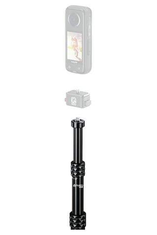 Nukrotech Motosiklet 360 Aksiyon Kamera Çubuğu Siyah