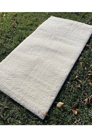 Hoom Rugs Shaggy 1006 Beyaz Modern Shaggy Halı
