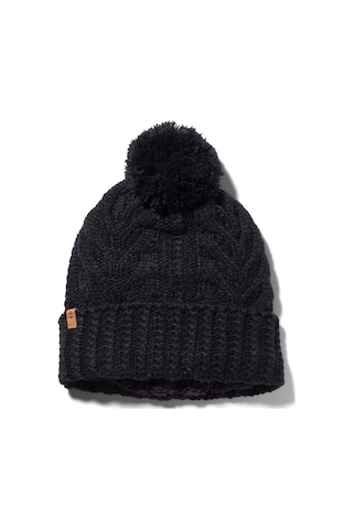 B0a1ero0011-r Timberland Cable Premium Pom Beanie Kadın Siyah B0a1ero0011-r Siyah