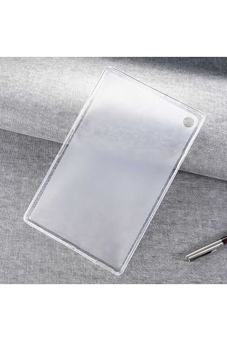 Lenovo M10 Plus Tb-x606f Kılıf Uyumlu Zore Tablet Süper Silikon Kapak-renksiz Tablet Kılıfı
