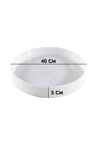 Epoksi Silikon Yuvarlak Yerli Sehpa Kalıp 40 Cm Çok Renkli