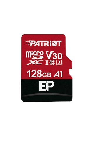 Patriot Ep Series 128gb Microsdxc V30 A1 U3 Class 10 Hafıza Kartı + Sd Adaptör Pef128gep31mcx