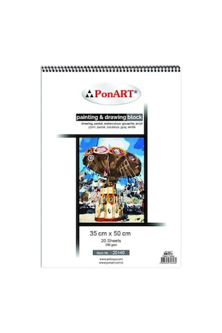 Ponart Painting & Drawing Block 35x50 Cm 20 Sayfa 20140