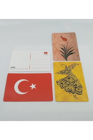 Giftsturkiye Kartpostal Değerlerimiz Yılbaşı Hediye 6'lı