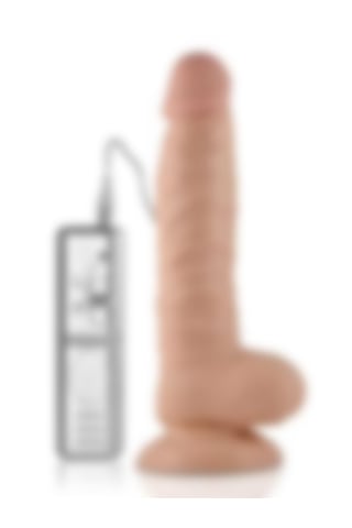 Fastieshop Gerçekçi Titreşimli Dildo - 20 Cm