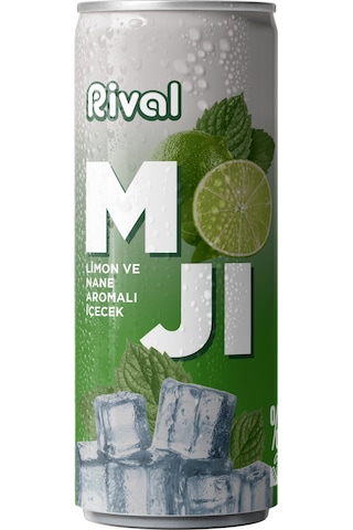 Rival Moji Limon Ve Nane Aromalı Gazlı İçecek 250 Ml 6'lı
