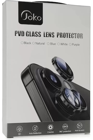 Joko Apple, Uyumlu iPhone 13 Pvd Metal Kamera Lens - Gold
