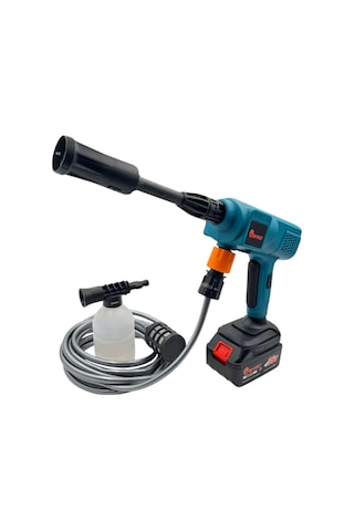 Fixonic Be-Welt BHD02 Şarjlı Yıkama Makinesi + Şarjlı Mini Kompresör Çantalı Set