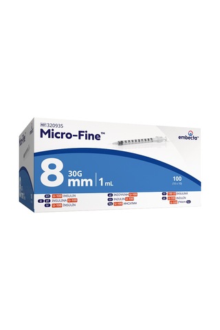 Micro-fine İnsülin Enjektörü 8 Mm 1.0 Ml Micro-fine İnsülin Enjektörü 8 Mm 1.0 Ml