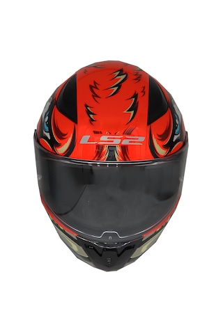 Ls2 Rapıd 2 Spox Kapalı Kask Gri - Kırmızı