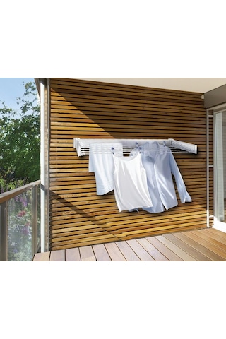 Leifheit Protect Çamaşır Askısı Duvara Monte 71X37Cm Beyaz