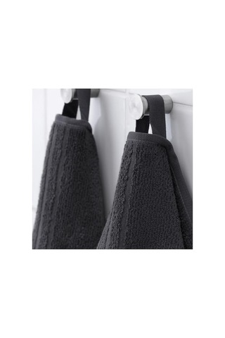 Ikea 4 Adet El Havlusu, Koyu Gri Renk 30x30 Cm Pamuk,4 Li El-kurulama Havlu Açik Gri