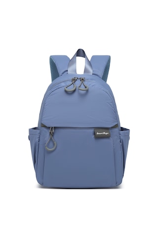 Smart Bags Mavi Günlük Mini Boy Hafif Kadın Sırt Çantası