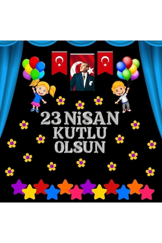 23 Nisan Kutlu Olsun Pano Süsü 02