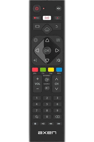 Axen AX40QLEDM-A14S 40" Full HD Android Smart Dahili Uydu Alıcılı Wifi LED TV