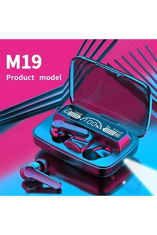 Beemen M19 Bluetooth 5.3 Şarj Göstergeli Kablosuz Kulak İçi Kulaklık
