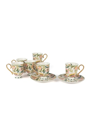 Mikasa Moor Vivida 6 Kişilik Kahve Fincan Seti 90ml P366.121560 Çok Renkli