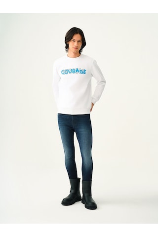 LOFT Regular Fit Erkek Sweatshirt Lf2037307 Q1.v1 Beyaz