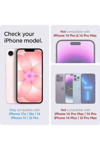 Apple iPhone 17e / 16e / 14 / 13 Pro / 13 İle Uyumlu Kolay Kurulum Cam Ekran Koruyucu Glas.tr Ez Fit Hd 2 Adet Şeffaf - Agl03385 Tr