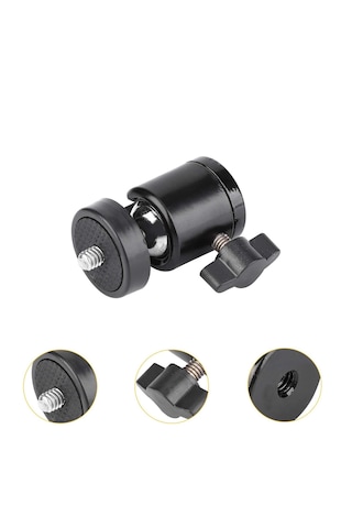 360 Derece Ayarlanabilir Metal 3/8 Tripod Monopod Işık Standı