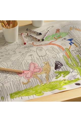 Ikea Sandlöpare Rulo Boyama Kağıdı, Beyaz, 10 M, Savanah