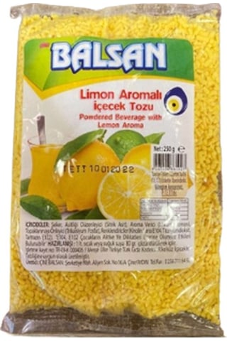 BALSAN Limon Aromalı Içecek Tozu (granül) 250 Gr