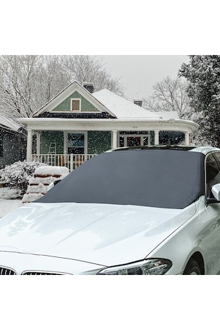 Youtek Manyetik Ön Cam Koruması Kar, Buz Ve Güneşe Karşı Tam Koruma Çoğu Araç İçin Uygun
