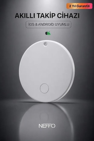 Akıllı Takip Cihazı, İos Ve Android Uyumlu, Apple Find My Ve Google Cihazımı Bul Destekli, Kompakt Tasarım, Konum