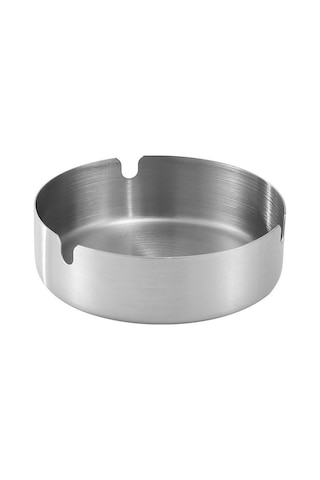 Falconetti CİN545 Çelik Yuvarlak Kül Tablası Küllük 10 CM Gri
