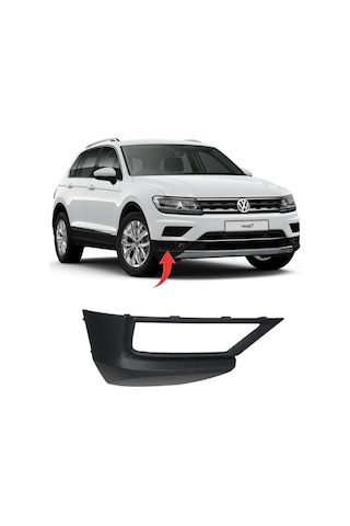Vw Tiguan Sağ Sis Kapagı Sisli Kavisli 2017-2020 5na853212b