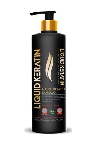 Liquid Keratin Kuru Mat Sert Kabaran Saçlar için Keratin Bakım Seti 2'li