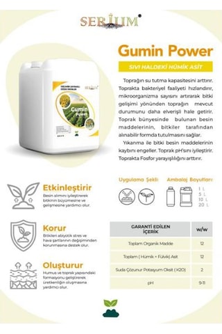 Serium Gumin Power Sıvı Humik Asit 1lt. 1 L